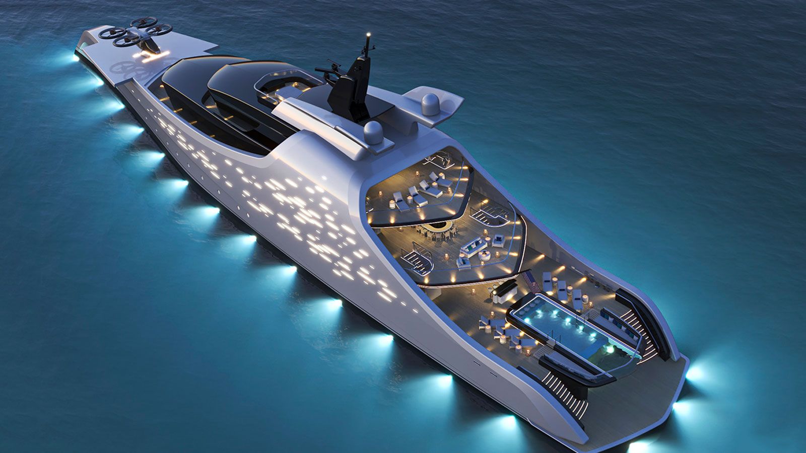 Sam reveals hydrogenpowered superyacht concept ZeRo